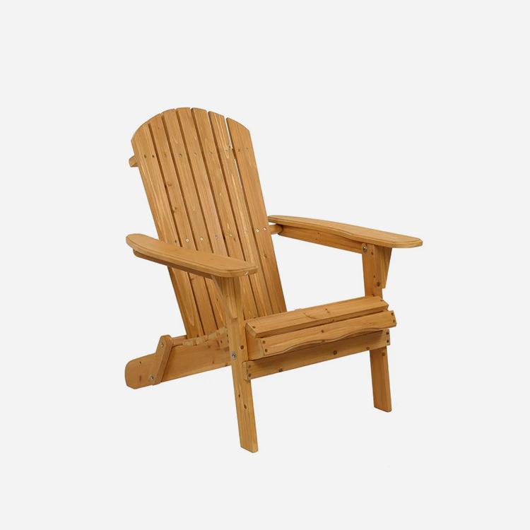 Chaise Adirondack pliante pour patio extérieur